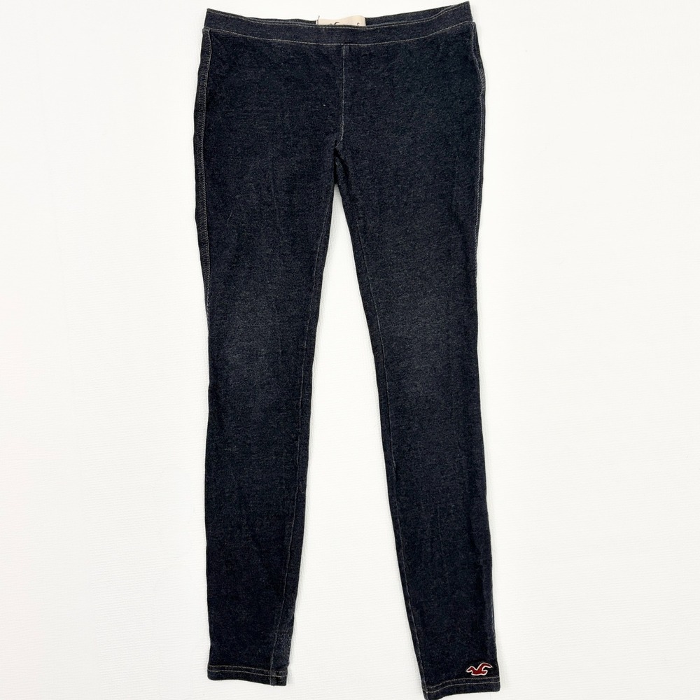Hollister y2k Leggings So Cal Stretch Denim Look Small Dark Gray